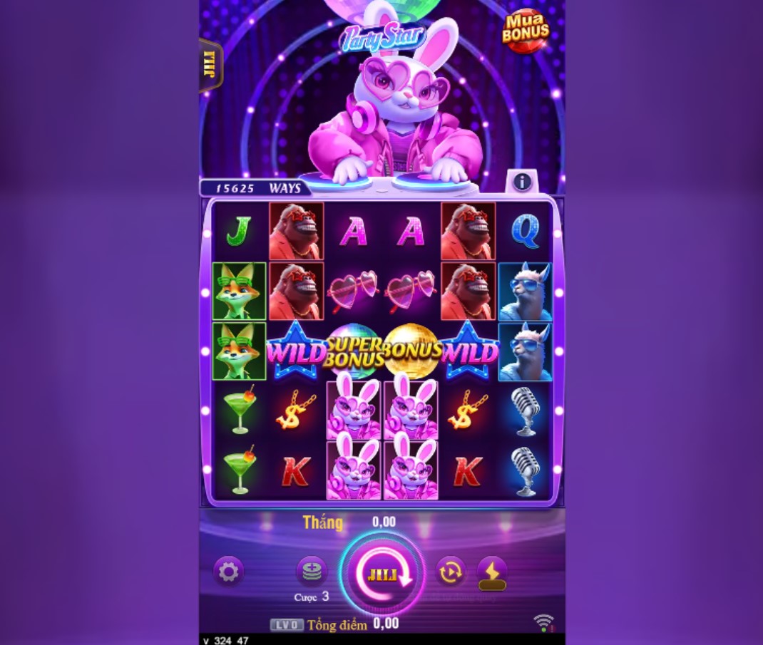 Nổ hũ Ngôi sao tiệc tùng M88 2 Trò chơi sở hữu nhiều biểu tượng vui nhộn và đặc sắc