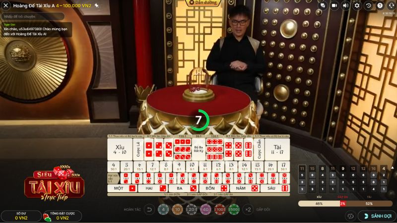 Bàn cược tài xỉu online