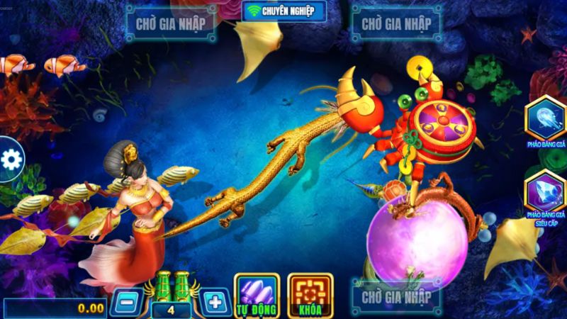 Các loại súng sẵn có trong bắn cá online