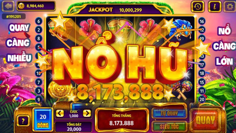 Hướng dẫn cách chơi nổ hũ online săn Jackpot khủng 2 Chơi nổ hũ nhận Jackpot cực khủng từ nhà cái